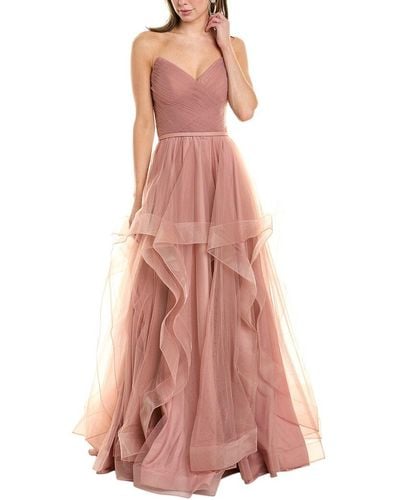 Issue New York Strapless Gown - Pink