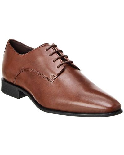 Geox High Life Leather Oxford - Brown