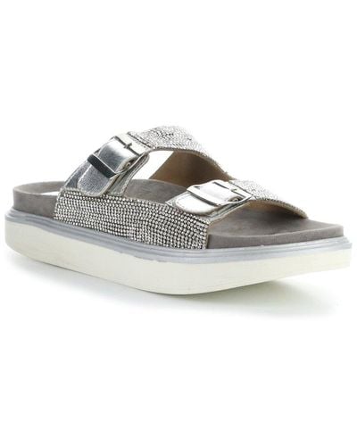 Bos. & Co. Bos. & Co. Dahna Leather Sandal - Gray