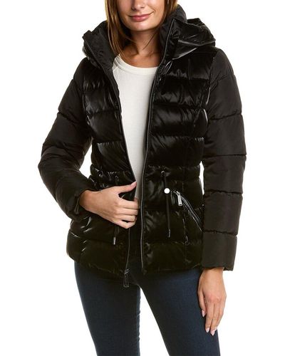Laundry by Shelli Segal Quilted Drawstring Jacket - Black