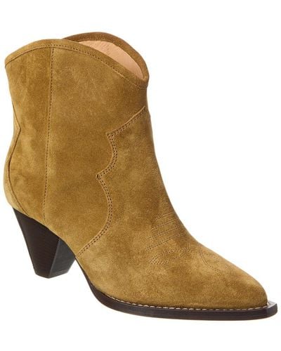 Isabel Marant Darizo Suede Ankle Boot - Brown