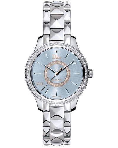 Dior Viii Montaigne Diamond Watch - Blue