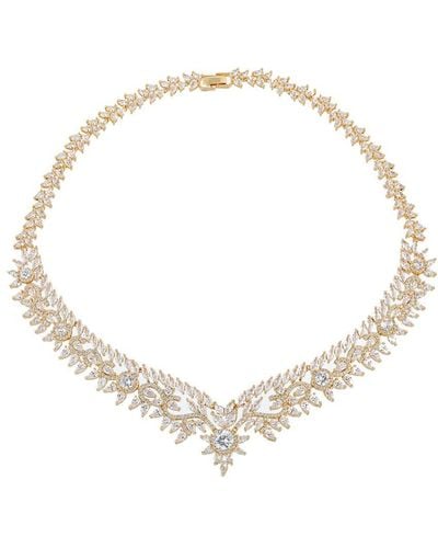 Eye Candy LA Cz Queen Statement Necklace - Natural