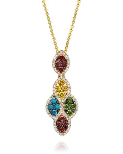 Le Vian 14k Honey Gold 0.99 Ct. Tw. Diamond Pendant Necklace - White
