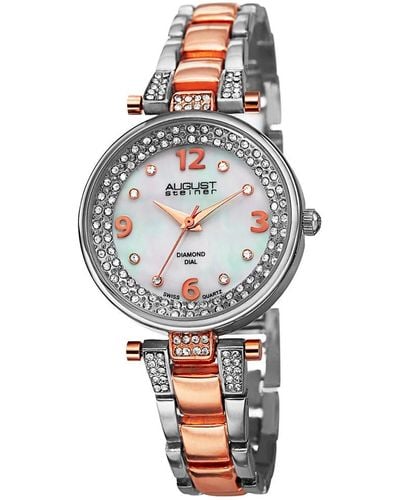 August Steiner Diamond Watch - Multicolour