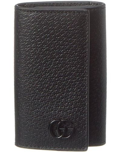 Gucci GG Marmont Leather Key Case - Black