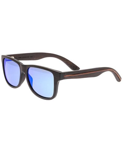 Earth Wood Bertha Esg004e 54mm Polarized Sunglasses - Blue