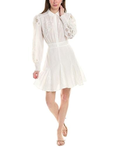 AllSaints Keeley Broderie Dress - White