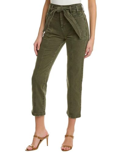 Hudson Jeans Utility Rifle Green Straight Ankle Jean
