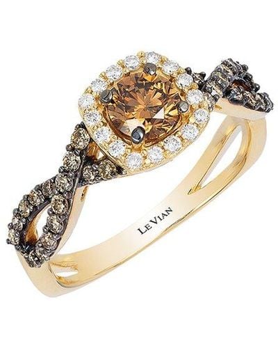 Le Vian 14k Honey Gold 0.86 Ct. Tw. Diamond Ring - White