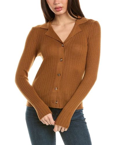 To My Lovers Button Front Sweater - Brown