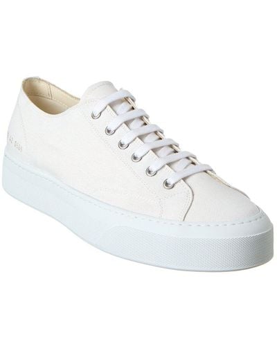 Common Projects Tournament Low Canvas Sneaker - White