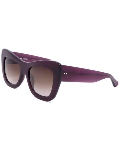 Linda Farrow Dvn122 56mm Sunglasses - Purple