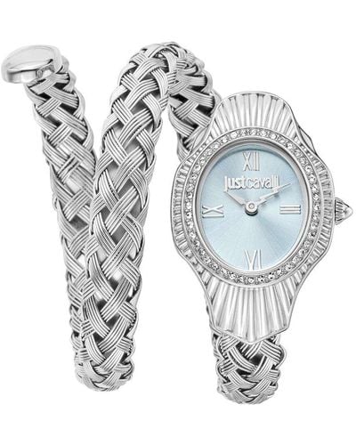 Just Cavalli Twined Watch - White