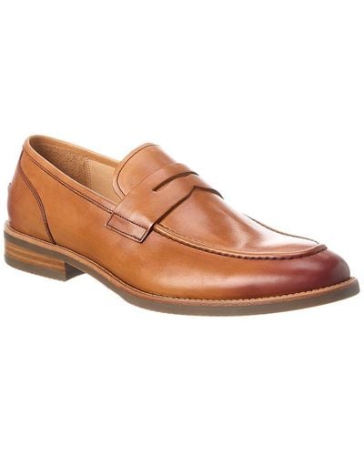 Warfield & Grand Cary Leather Loafer - Brown
