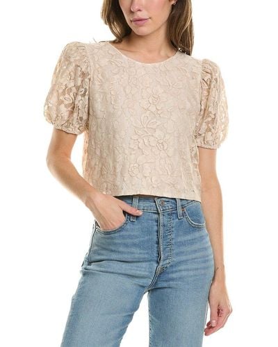 Saltwater Luxe Lace Top - Blue