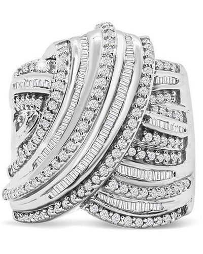 Monary Silver 1.00 Ct. Tw. Diamond Ring - White