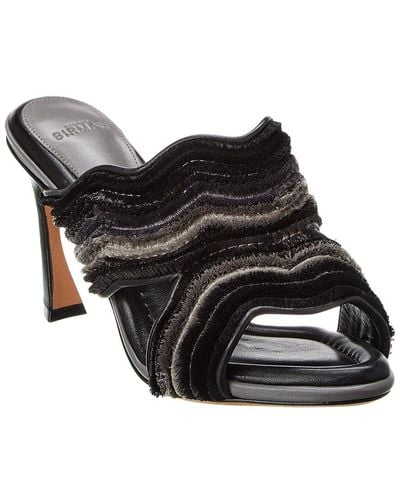 Alexandre Birman Clarice 85 Leather Sandal - Black