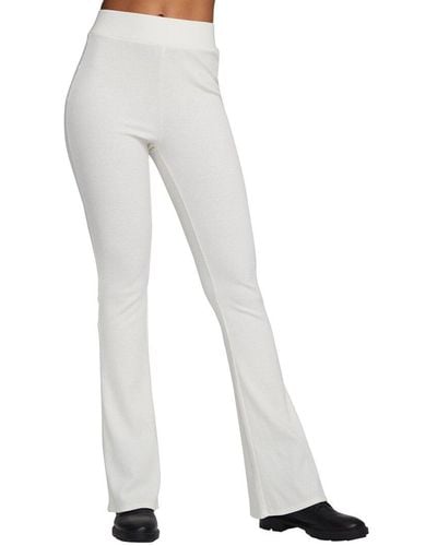 Chaser Brand Vintage Rib Party Flare Pant - White