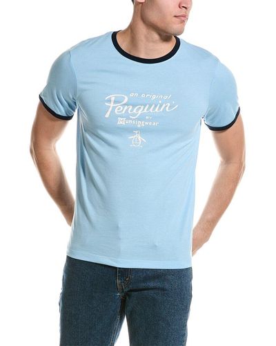 Original Penguin Ringer T-shirt - Blue