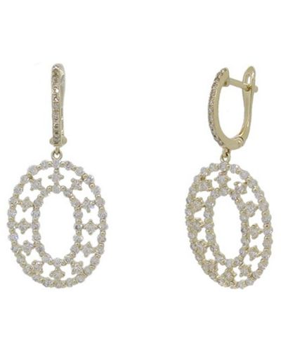 Diana M. Jewels Fine Jewellery 14k 1.71 Ct. Tw. Diamond Drop Earrings - Metallic