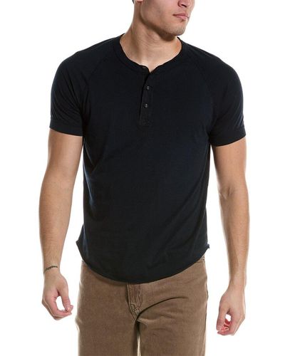 Save Khaki Henley Shirt - Black