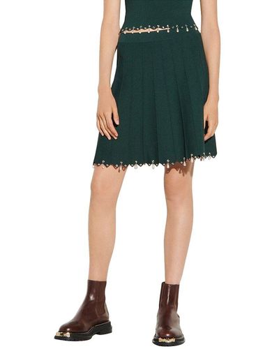 Sandro Knitted Skirt - Green
