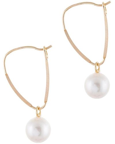 Splendid 14k 6-7mm Akoya Pearl Earrings - White