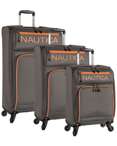Nautica Montrose 3pc Luggage Set - Gray