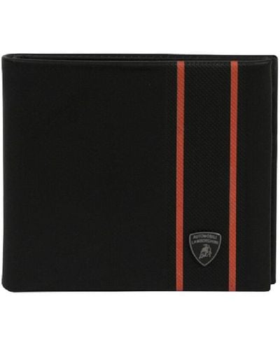Lamborghini Leather Wallet - Black