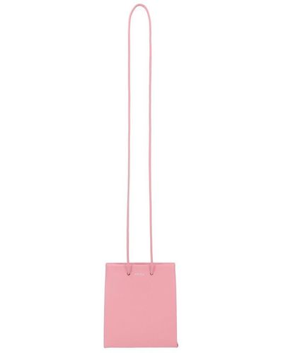 MEDEA Leather Crossbody - Pink