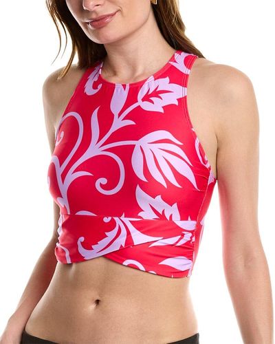 Next Static High Neck Halter Top - Pink