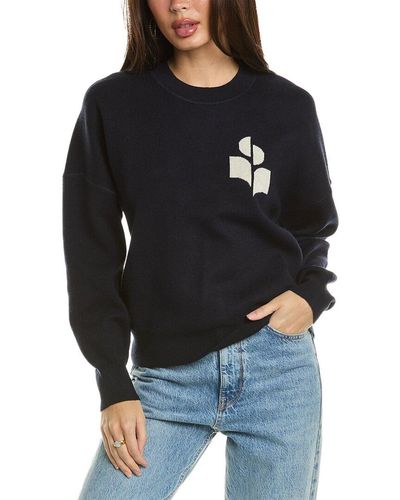 Isabel Marant Isabel Marant Etoile Atlee Wool-blend Sweatshirt - Black