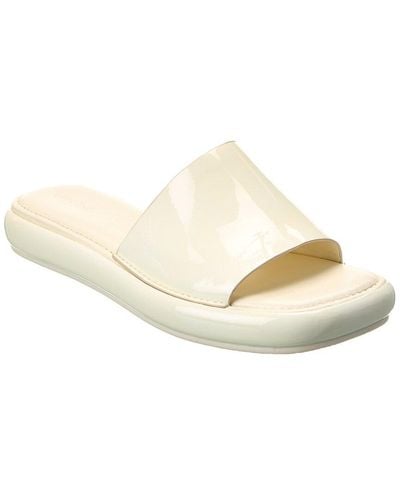 Vince Evie Patent Sandals - White