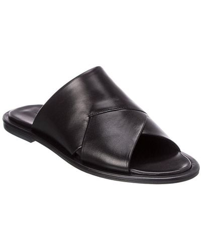 Wandler Kate Leather Slipper - Black