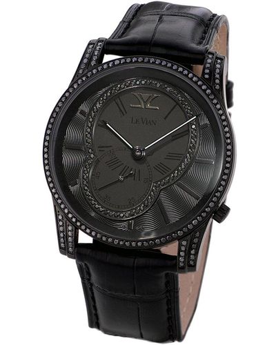 Le Vian Marsais Diamond Watch - Black