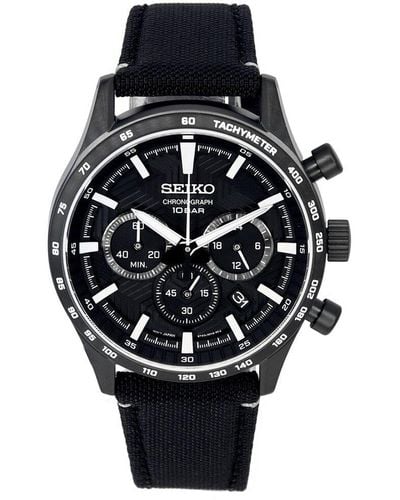 Seiko Classic Watch - Black