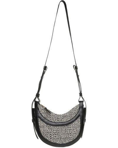 Dolce Vita Half Moon Knit Crossbody - Metallic