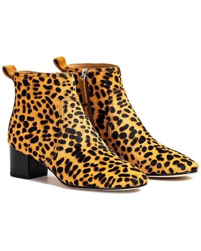 Johnny Was Leopard Haircalf Bootie - Natural