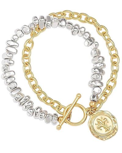 Liv Oliver 18k Charm Bracelet - Metallic