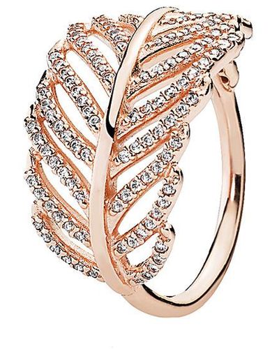 PANDORA Rose Light As A Feather Ring - White