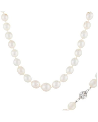 Masako Pearls 14k 9-12mm South Sea Pearl Necklace - Multicolor