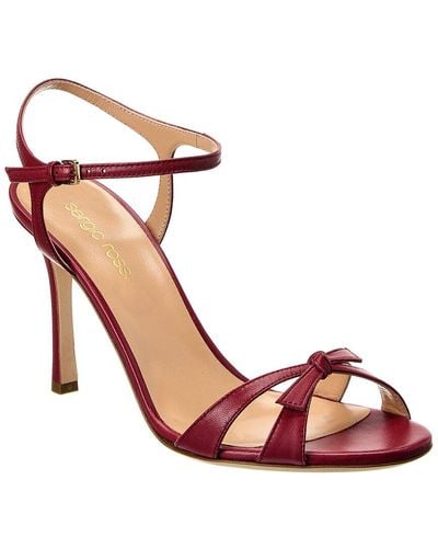 Sergio Rossi Leather Sandal - Pink