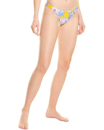 Letarte Floral Bikini Bottom - Orange