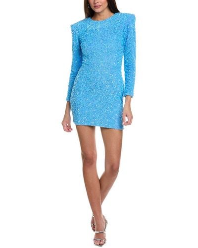 HELSI Milena Sequin Mini Dress - Blue