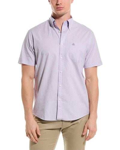 Brooks Brothers Woven Shirt - Purple