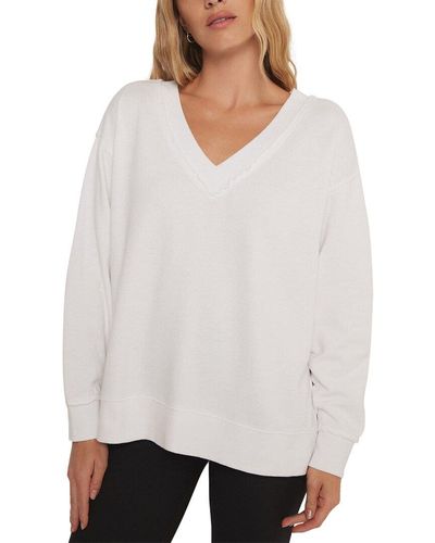 Z Supply Oversized Double Take Sweatshirt - White