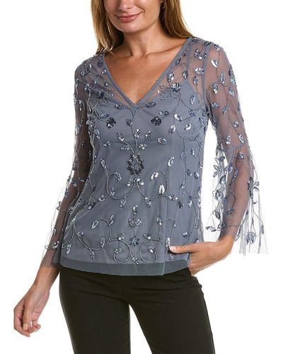 Adrianna Papell Top - Blue