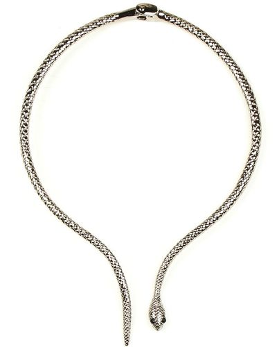 Eye Candy LA Luxe Collection Snake Collar Necklace - Natural