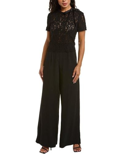 Mikael Aghal Lace Jumpsuit - Black